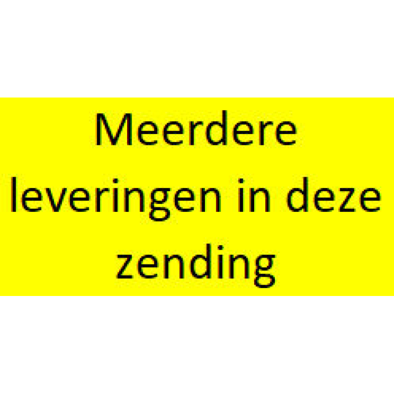 Etiket CDC Meerdere leveringen in deze zending (777011)